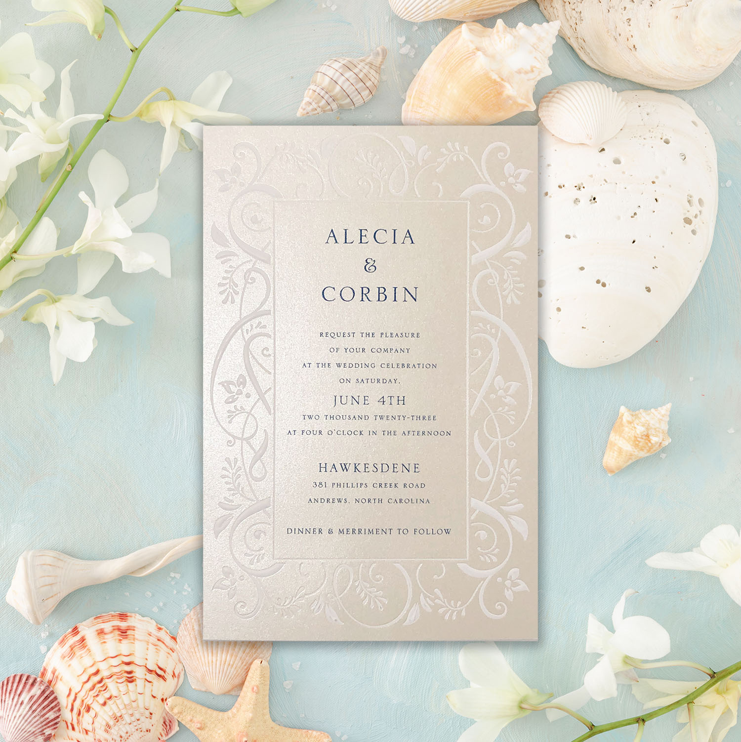 Semi-Custom Wedding Invitations — Crafted Creations