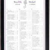 Seahorse seating chart for weddings or events