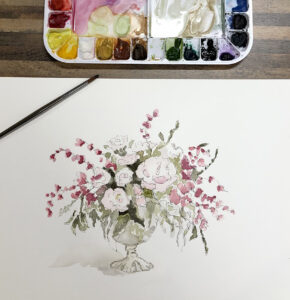 sample of class project for watercolor