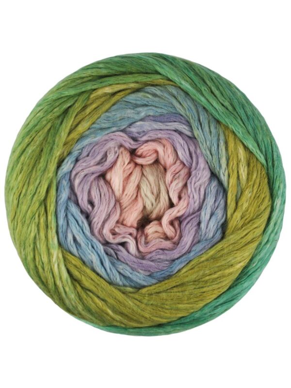 Image of Juniper Moon Farm Cumulus Rainbow Lotus Flower yarn