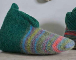 Felted slippers