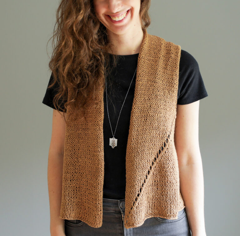 Raincheck Layering Vest by Elizabeth Smith Knits