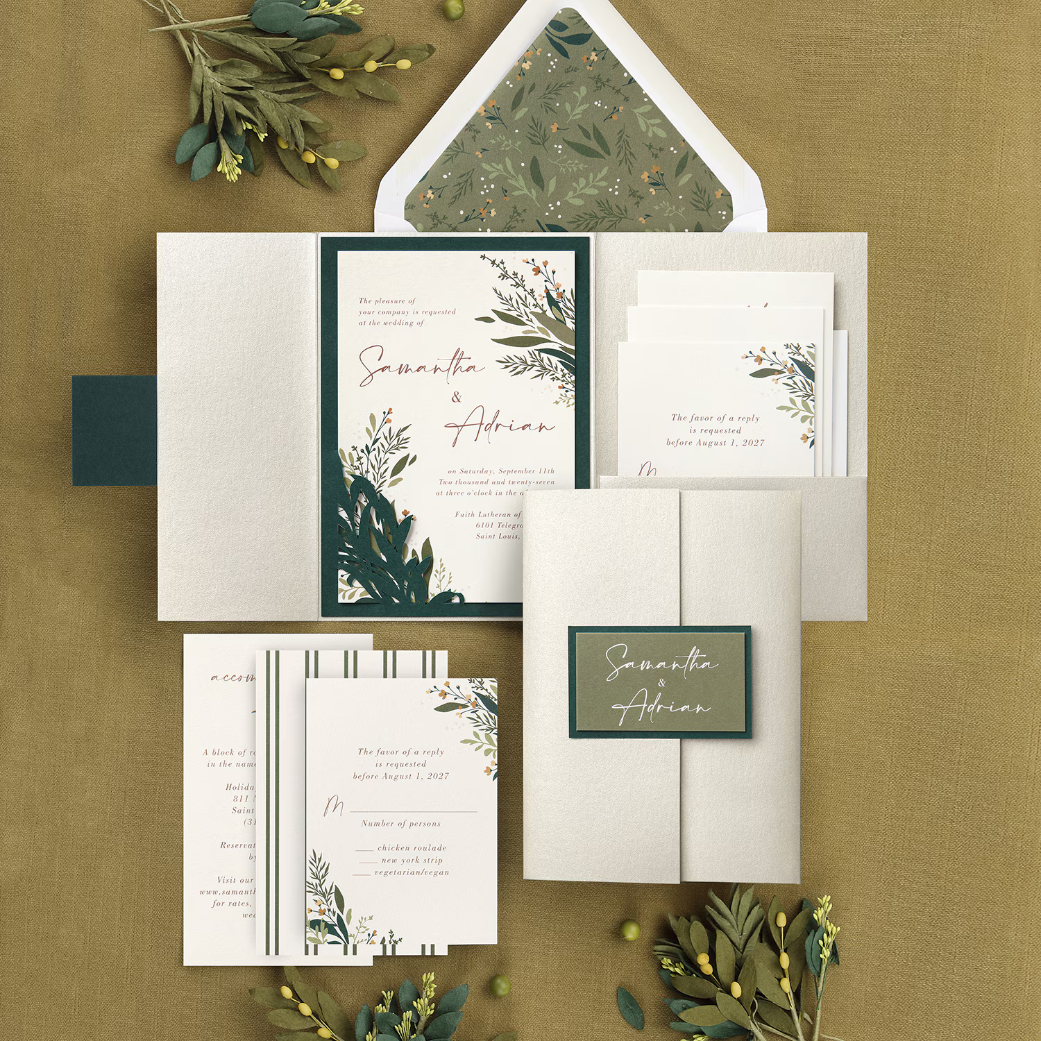 Botanical Charm invitation