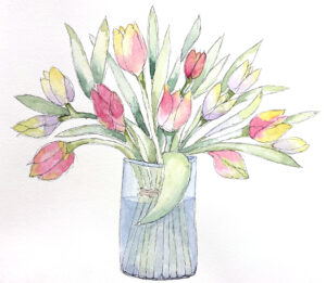 spring watercolor