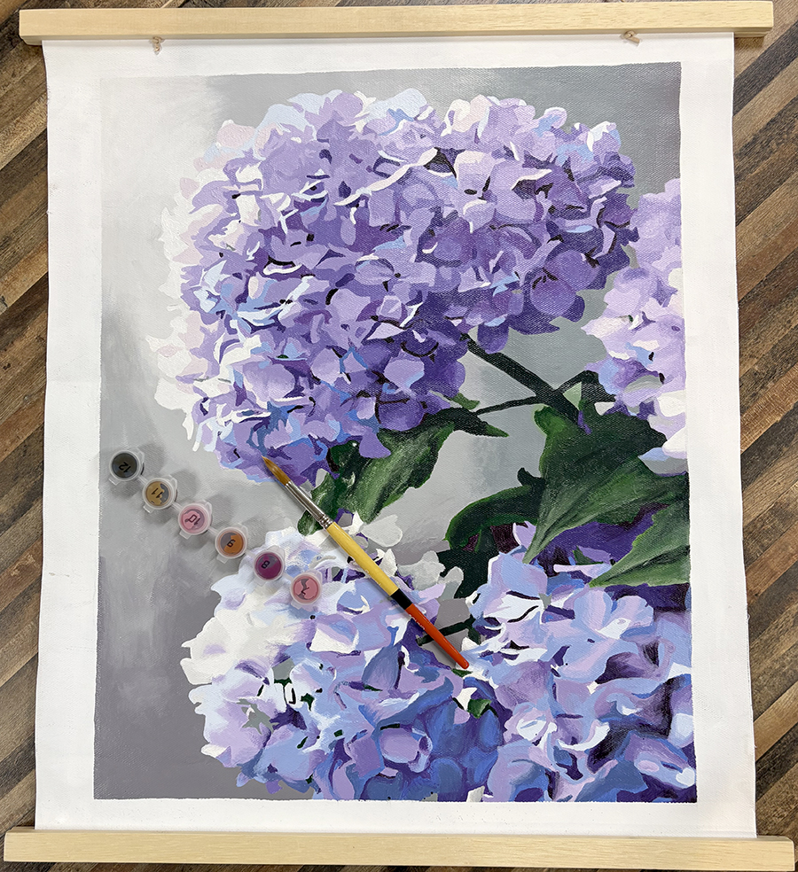 Paint by number class sample