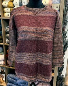 Learn to knit the Rugby Stripe sweater